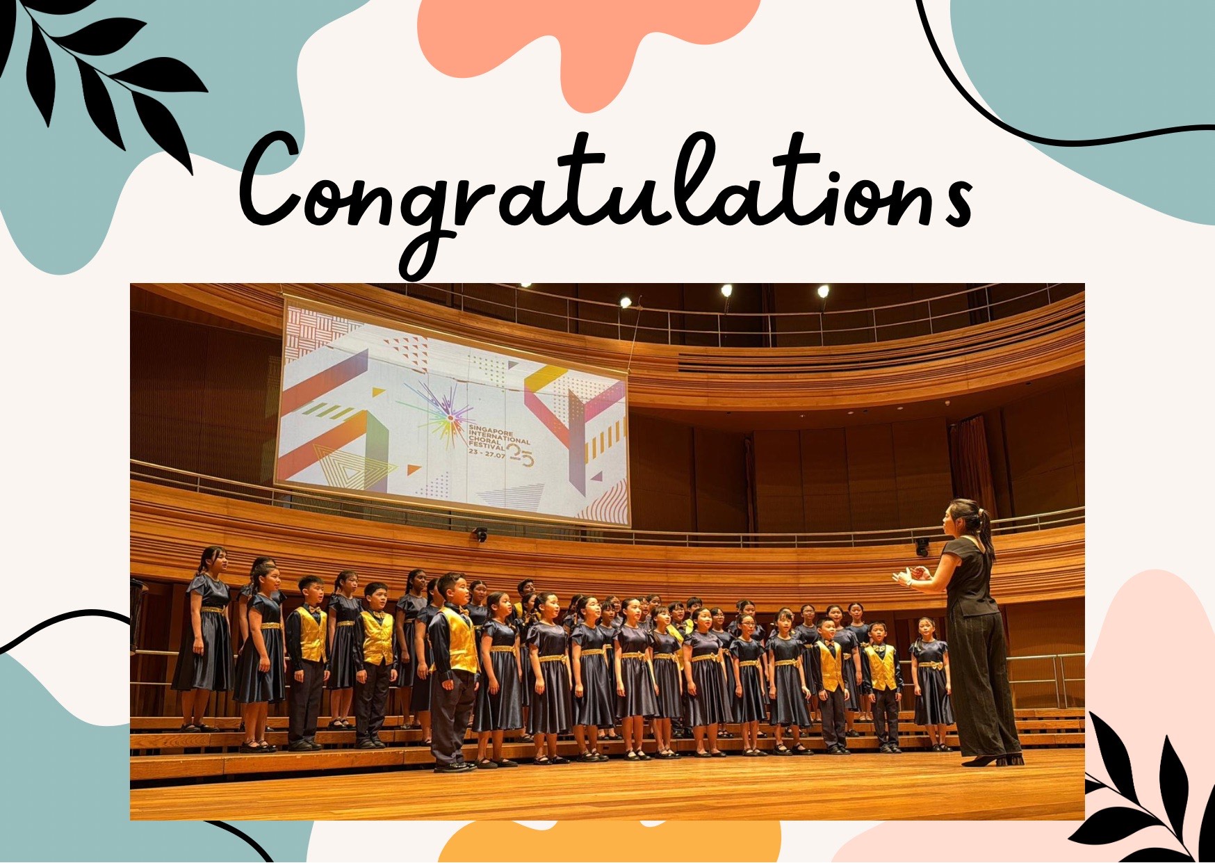 Jul 2025 -Singapore International Choral Festival (SICF) - Silver Award